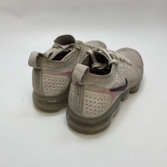 Nike Womens Air Vapormax Flyknit 2 White Hydrogen Pink Sz. 7 942843-102 Read - Picture 2 of 16